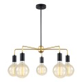 Lampa wisząca Malene  MDM3386/5 BK+GD Italux
