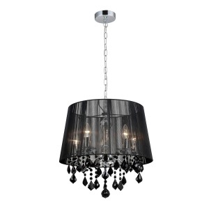 Lampa wisząca Cornelia  MDM-2572/5 BK Italux