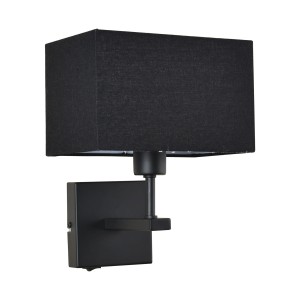 Lampa przy łóżkowa Norte  WL-1122-1-A-BM-RC-BL Italux
