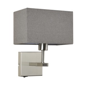 Lampa przy łóżkowa Norte  WL-1122-1-A-SN-RC-GR Italux