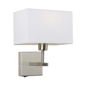 Lampa przy łóżkowa Norte  WL-1122-1-A-SN-RC-WH Italux