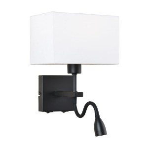 Lampa przy łóżkowa Norte  WL-1122-2-BL-BM-RC-WH Italux