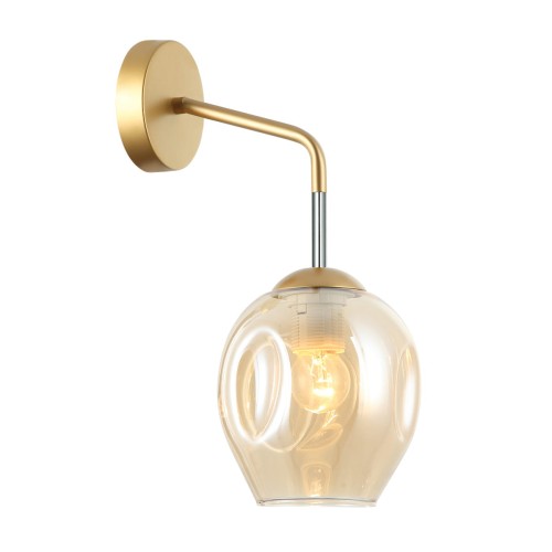 Kinkiet Borgo  WL-30843-1 GD+AMB Italux