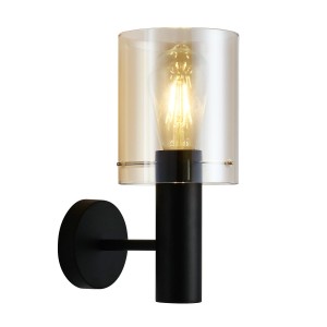 Kinkiet Sardo  WL-5581-1A-BK+AMB Italux