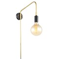 Kinkiet Malene  MBM3386/1 BK+GD Italux
