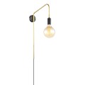 Kinkiet Malene  MBM3386/1 BK+GD Italux