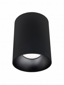 Lampa tuba natynkowa spot czarna Light