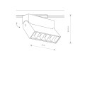 Lampa na szynoprzewód PROFILE FOCUS LED 3000K 7621 Nowodvorski Lighting