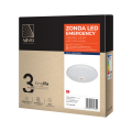 Plafon ZONDA EMERGENCY LED biały AD-PL-391WLPMR4 Orno