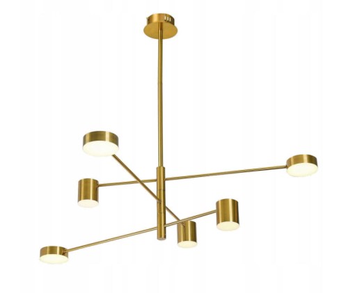 Lampa wisząca Remdal  PND-16374-6-COP-GD-4K Italux