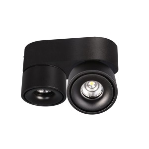 Oprawa ściemnialna LAHTI MINI DIM CZARNA 2X9W KQLM2X9BD 3000K Kobi