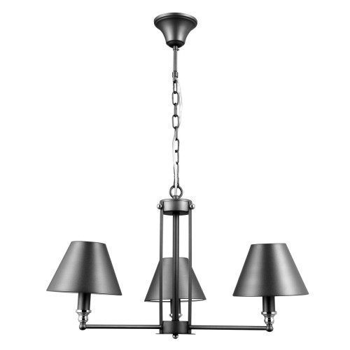 Lampa wisząca antracytowa Banito inspirowana stylem industrialnym Italux 