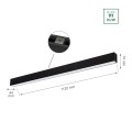 Lampa sufitowa 112cm ALLDAY GO 36W WOJP07773 Spectrum