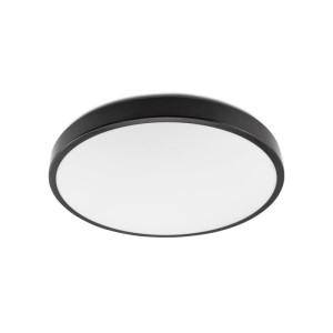 Plafon/kinkiet KFZX19WNBCZ LED ZOE LX z czujnikiem PREMIUM 19W CZARNA barwa NEUTRALNA Kobi