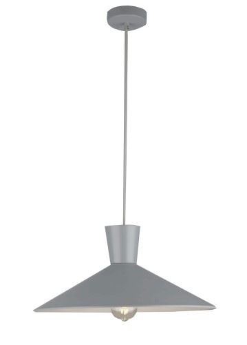 LAMPA WISZĄCA ELISTA 1 SZARY | Candellux 50101246