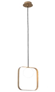 LAMPA WISZĄCA TULA 1 ZŁOTY 140x12x26 | Candellux 50101073