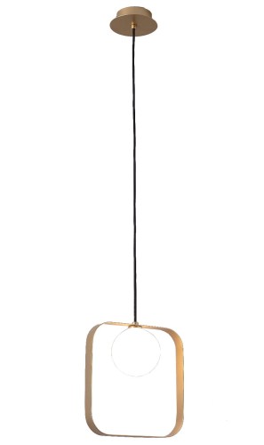 LAMPA WISZĄCA TULA 1 ZŁOTY 140x12x26 | Candellux 50101073