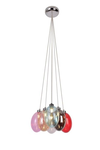 LAMPA WISZĄCA LUKKA 6 WIELOKOLOROWY | Candellux 50106168