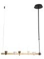 LAMPA WISZĄCA SAKAI 5 CZARNY ZŁOTY | Candellux 50233078