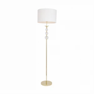 Lampa podłogowa biało-złota RLL93163-1GW REA Zuma Line