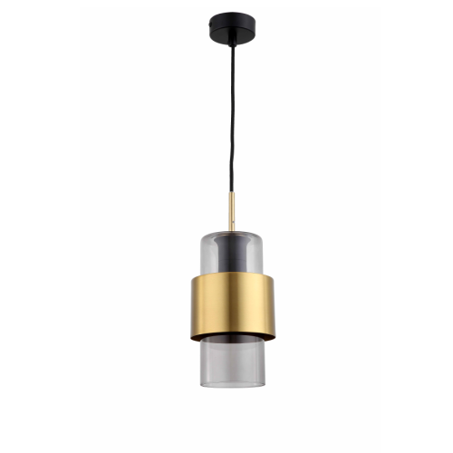 Lampa wisząca Miele dymna długa LP-866/1P L SM/GD Light Prestige