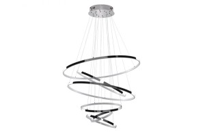 LAMPA WISZĄCA WHEEL 6 LONG DIMM CHROME AZ2990 Azzardo