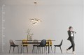 LAMPA WISZĄCA WHEEL 3 DIMM GOLD AZ2918 Azzardo