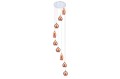 LAMPA WISZĄCA AMBER MILANO 9 BRASS AZ4014 Azzardo