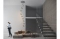 LAMPA WISZĄCA AMBER MILANO 9 BRASS AZ4014 Azzardo