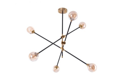 LAMPA WISZĄCA SOLEN 6 BK/GO AZ4700 Azzardo