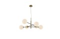 LAMPA WISZĄCA OVIEDO 6 GO/BK AZ4421 Azzardo