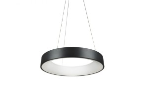 Lampa wisząca ściemnialna SOVANA PENDANT 55 CCT BLACK czarny pierścień sterowanie pilotem Azzardo
