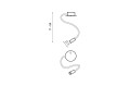 Kinkiet NOGAT WHITE AZ2944 Azzardo