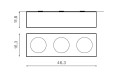 Spot PAULO 3 230V BLACK/ALU AZ0965 Azzardo