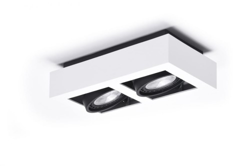 Lampa sufitowa NIKEA 2 ES111 WH/BK AZ4439 Azzardo