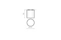 Spot MATEO S WHITE AZ1455 Azzardo
