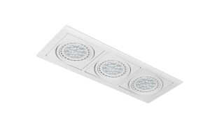 Oprawa wpuszczana VERDI 3 WHITE AZ3530 AZzardo