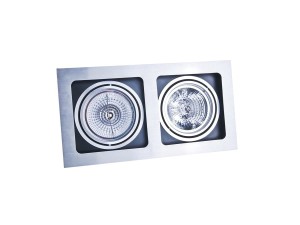 Oprawa wpuszczana SISTO 2 WHITE/BLACK AZ1447 AZzardo