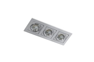 Oprawa wpuszczana PACO 3 ALUMINIUM AZ0801 AZzardo