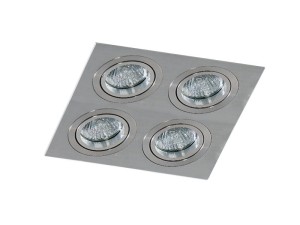 Oprawa wpuszczana CARO 4 SQUARE ALUMINIUM AZ2444 AZzardo