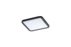 Oczko SLIM 15 SQUARE 3000K IP44 BLACK AZ2836 AZzardo