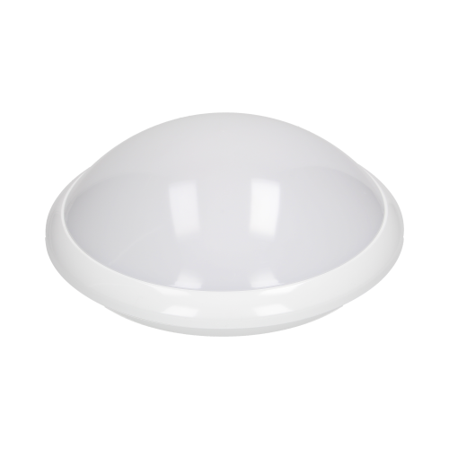 BREVA, plafon oświetleniowy z mikrofalowym czujnikiem ruchu, 60W, E27, IP44, poliwęglan mleczny AD-PL-316WE27PMM Orno