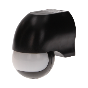 Czujnik ruchu 180st., regulacja pionowa i pozioma, IP44, 1200W, czarny  OR-CR-204/B Orno