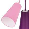 Lampa sufitowa WIRE KIDS z 3 kolorowymi kloszami i elastycznymi ramionami do pokoju dziecięcego TK Lighting