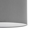 Lampa wisząca TROY NEW na drewnianej listwie z dwoma szarymi kloszami TK Lighting