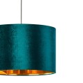Lampa wisząca TERCINO GREEN z zielonego weluru o średnicy 50cm TK Lighting