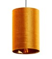 Lampa wisząca TERCINO ORANGE z pomarańczowym, welurowym kloszem o śr. 20cm TK Lighting