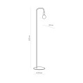 Lampa podłogowa RETRO industrialna bez klosza na żarówkę E27 TK Lighting