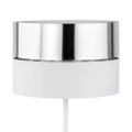 Lampa podłogowa HILTON SILVER srebrno-biała 150cm TK Lighting