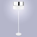 Lampa podłogowa HILTON SILVER srebrno-biała 150cm TK Lighting